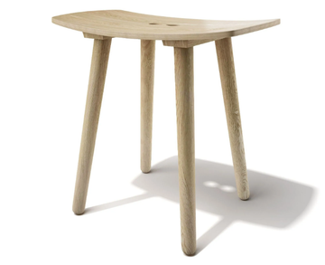 PAUL - Low wooden stool by Sixay furniture - view 2